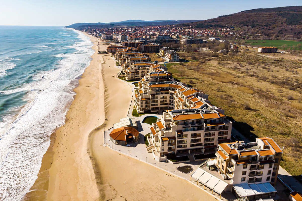 Aerial View Of Obzor, Bulgaria