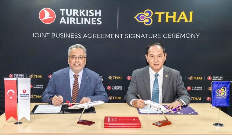 Thai Airways and Turkish Airlines sign joint business agreement