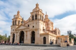 Historic Colonial Church In Cordoba, Argentina