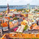 Riga cityscape on nice day